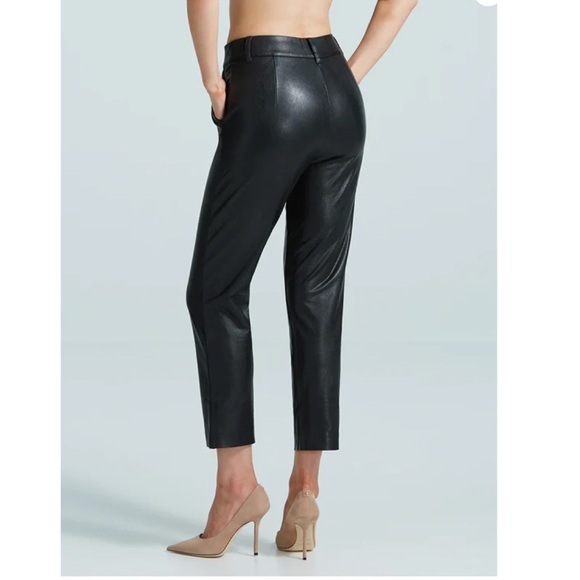 Commando Faux Leather Trousers in Black Large - Picture 3 of 5